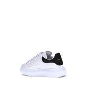 Alexander McQueen White Calf Leather Bos Taurus Platform Sneakers