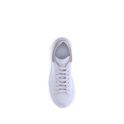Alexander McQueen White Calf Leather Bos Taurus Platform Sneakers