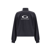 Balenciaga Black Polyester Shell Jacket