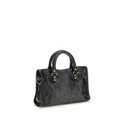 Balenciaga Black Lamb Ovis Aries Aries Shoulder Bag