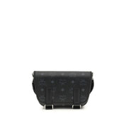 MCM Black Fabric Shoulder Bag