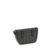 MCM Black Fabric Shoulder Bag