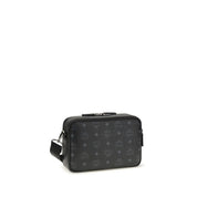MCM Black Polyethylene Shoulder Bag