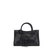Balenciaga Black Calf Leather Bos Taurus Shoulder Bag