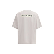 Balenciaga White Cotton T-Shirt