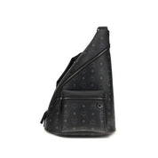 MCM Black Fabric Shoulder Bag