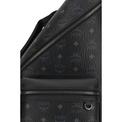 MCM Black Fabric Shoulder Bag