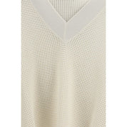 Brunello Cucinelli Beige Cashmere Sweater