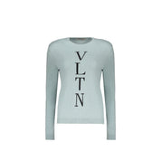 Valentino Blue Angora Sweatshirt