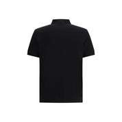 Stone Island Black Cotton Polo Shirt
