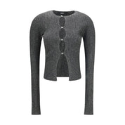 Amiri Black Viscose Cardigan