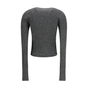 Amiri Black Viscose Cardigan