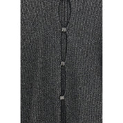 Amiri Black Viscose Cardigan