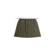 Alexander Wang Bicolor Cotton Mini Skirt