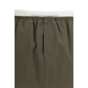 Alexander Wang Bicolor Cotton Mini Skirt