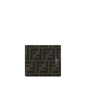 Fendi Brown Calf Leather Bos Taurus Wallet