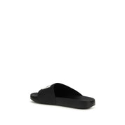 Givenchy Black Rubber Slippers