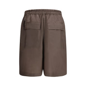 Moncler x Rick Owens Brown Polyester Bermuda Shorts