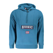 Norway 1963 Blu Cotton Men Sweatshirt