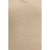 Max Mara Beige Fleece Wool Polo Shirt