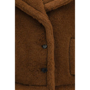 Max Mara Brown Alpaca Vicugna Pacos Coat