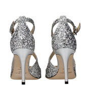 Jimmy Choo Gray Plastic Strap-On Sandals