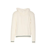 Autry White Cotton Hoodie