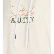 Autry White Cotton Hoodie