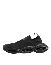 Dolce & Gabbana Black Slip On Wave Low Top Sneakers Shoes