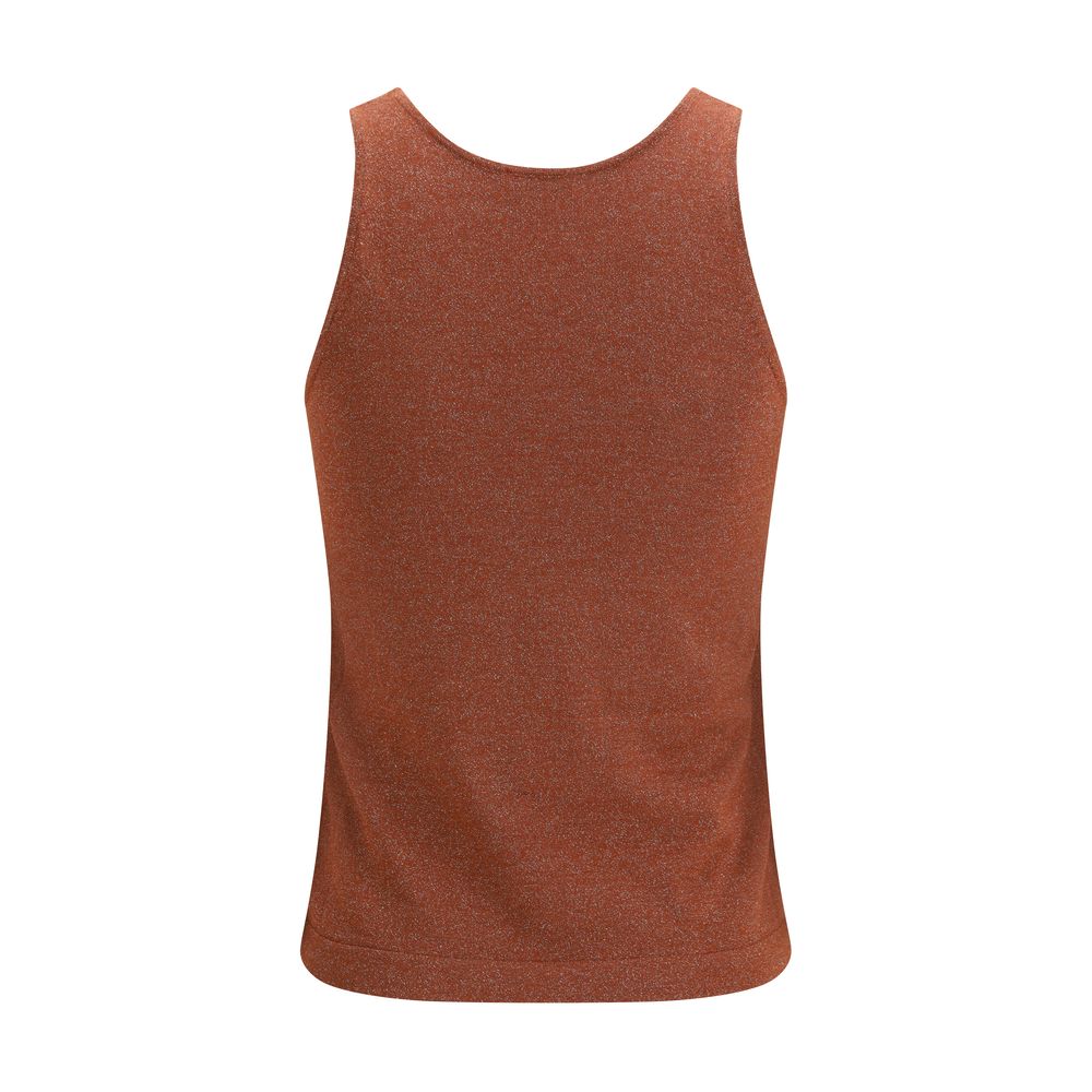 Brunello Cucinelli Brown Cashmere Tank Tops