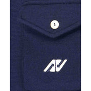 Autry Blue Nylon Cardigan