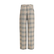 Burberry Beige Viscose Casual Pants