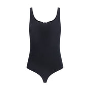 Wolford Black Cotton Bodysuit
