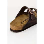 Birkenstock Brown Synthetic Slippers