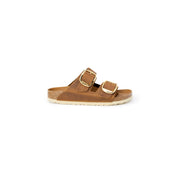 Birkenstock Brown Leather Slippers