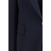 Max Mara Blue Triacetate Blazer