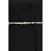 Max Mara Black Triacetate Coat