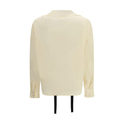 Max Mara Beige Silk Blouse