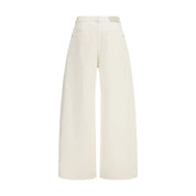 Brunello Cucinelli Beige Cotton Pants