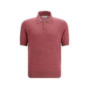 Brunello Cucinelli Multicolor Linen Polo Shirt