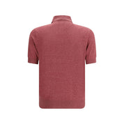 Brunello Cucinelli Multicolor Linen Polo Shirt