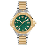 Philipp Plein Gold Stainless Steel Dress Watch