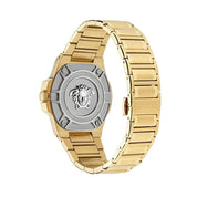 Versace Gold Stainless Steel Dress Watch