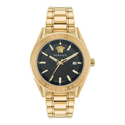Versace Gold Stainless Steel Dress Watch