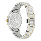 Versace Gray Stainless Steel Dress Watch
