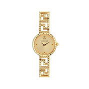 Versace Gold Stainless Steel Dress Watch