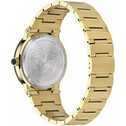 Versace Gold Stainless Steel Dress Watch