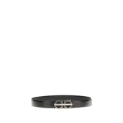 Ferragamo Black Calf Leather Bos Taurus Regular Belt