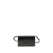 Jil Sander Black Calf Leather Bos Taurus Wallet