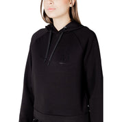 Armani Exchange Black Viscose Hoodie